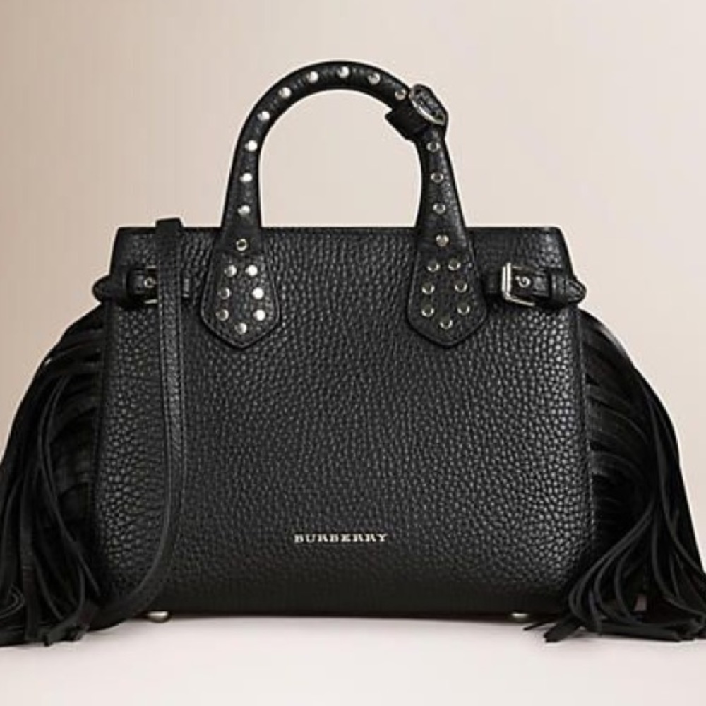 Burberry Tassel Bag. New with box and burberry bag
